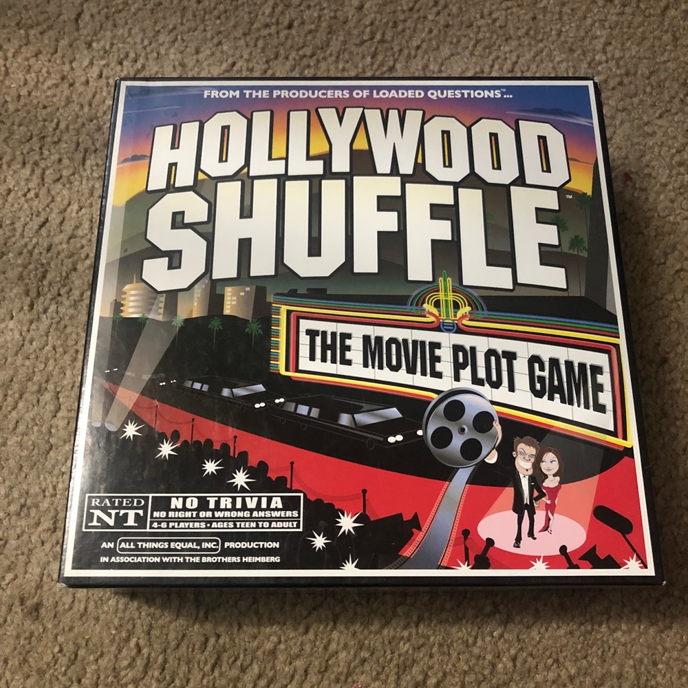 Hollywood Shuffle Board Game Cards New In Shrink